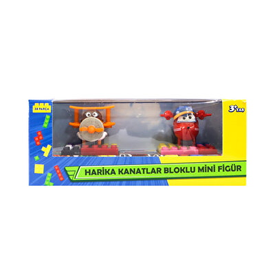 Harika Kanatlar Bloklu Mini Figür Flip ve Albert 2'li Set