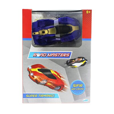 Roadmasters Duvarda Yürüyen Araba Mavi Gümüş