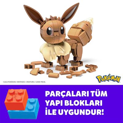 Mega Pokemon Yap ve Oyna Figürler Eevee HDL84