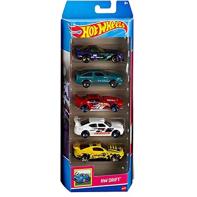 Hot Wheels Beşli Araba Seti Hw Drift HLY75