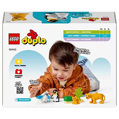 LEGO DUPLO Kasabası Vahşi Hayvan Aileleri: Penguenler ve Aslanlar 10442