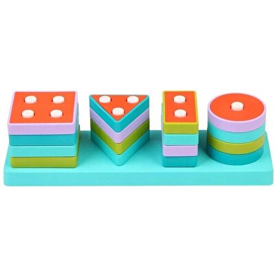 Let's Be Child Geometrik Şekiller Bul-Tak