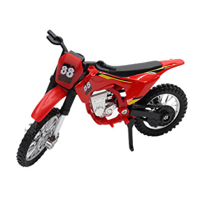 Kırmızı Metal 1:18 Motosiklet
