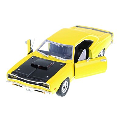 Motormax 1:24 1969 Dodge Coronet Super Bee Sarı
