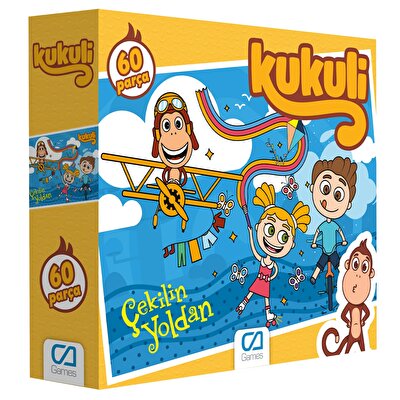 Kukuli 60 Parça Çocuk Puzzle