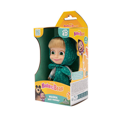 Masha & Koca Ayı S3 Masha 12 Cm Yeşil Elbiseli