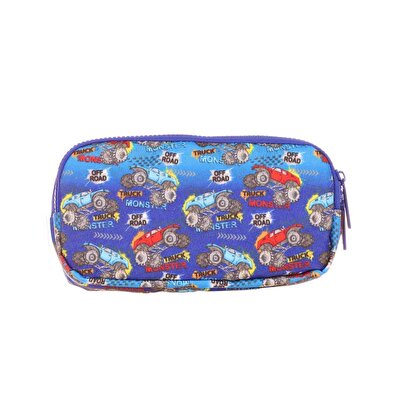 Kaukko Kids 3 Bölmeli Cube Monster Truck Kalem Çantası