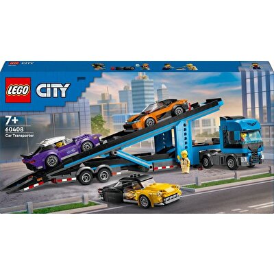 LEGO City Spor Arabalı Araç Taşıma Kamyonu 60408
