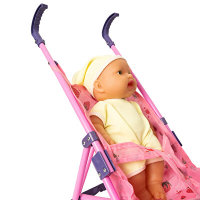 Baston Pusetli Bebek Yeşil Tulumlu