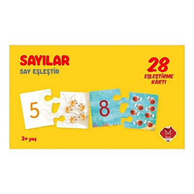 Sayılar Say Eşleştir 3 Yaş ve Üzeri