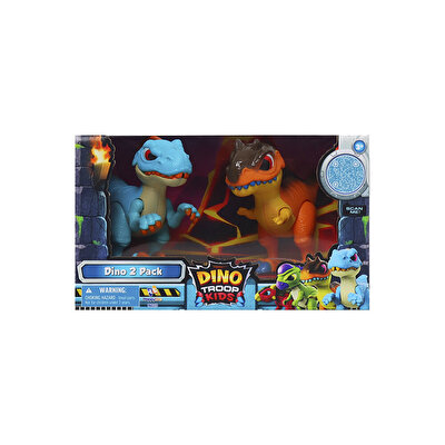 Dino Troops Kids Raptor Megalosaurus İkili Set