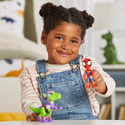 Spidey And His Amazing Friends Dino Webs Spidey & Goblin Raptor G0120
