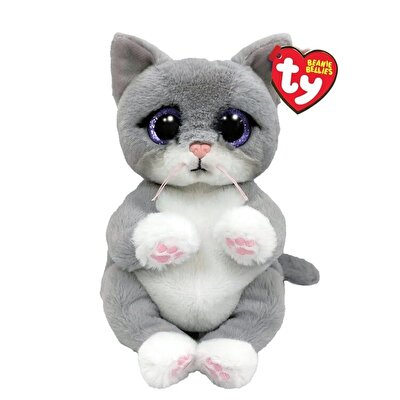 TY Beanie Morgan Gri Kedi 20 Cm