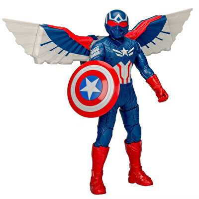 Marvel Studios Titan Hero Serisi Captain America Aksiyon Figür 22 Cm