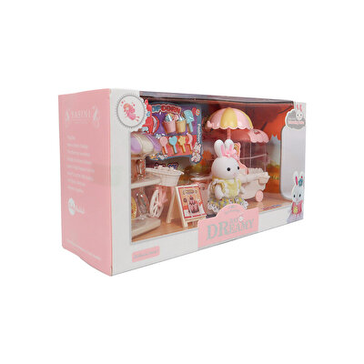 Bay Dreamy Mini Tavşan Bisiklet Yemek Standı Seti