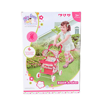 Babydoll My Love Beşikli Puset Pembe