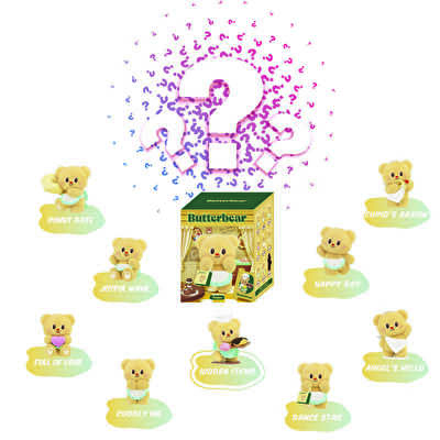 Butterbear Happy Day Serisi Sürpriz Paket Koleksiyon Figürü