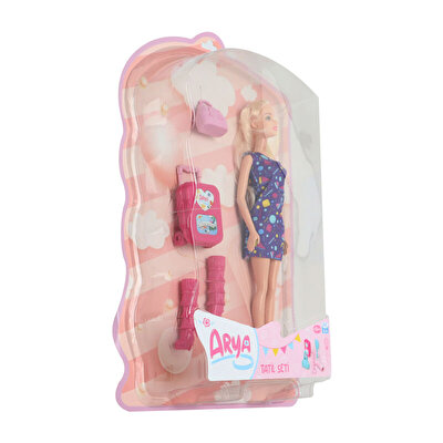 Arya'nın Tatil Seti Üçgen Desen Elbiseli