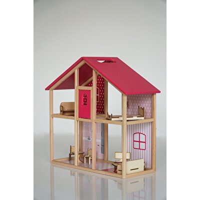 Asansörlü Ahşap Ev 1002 Pembe