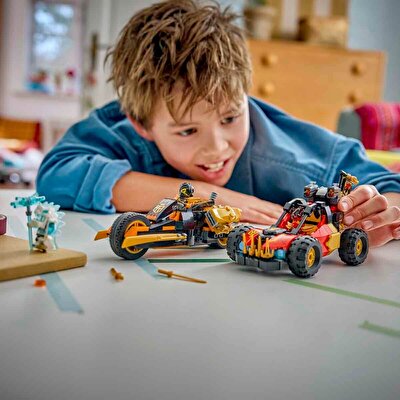 LEGO Ninjago Kai ve Cole’un Birleşen Araçları 71864