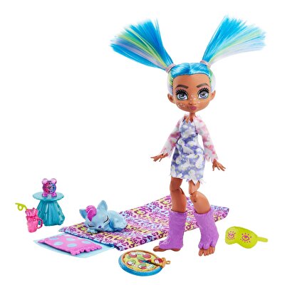 Cave Club Pijama Partisi Oyun Seti Tella Bebek ve Kedi Dostu GTH06