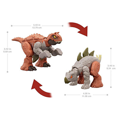 Jurassic World Değişim Serisi Carnotaurus & Stegosaurus HLP07