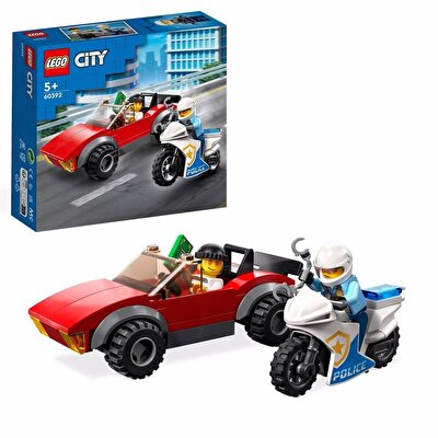 LEGO City Polis Motosikleti Araba Takibi 60392