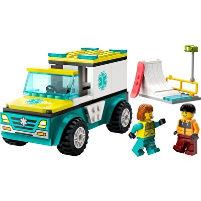 LEGO City Acil Ambulansı ve Snowboardcu 60403