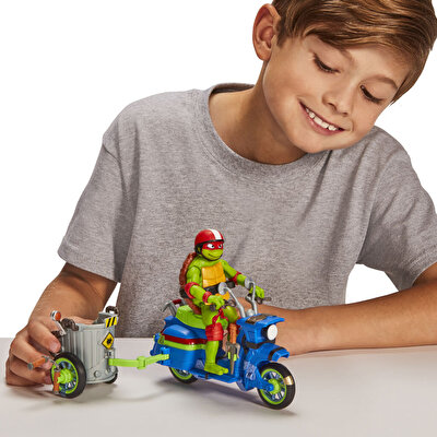 TMNT Araçlar ve Figürler Battle Cycle With Raphael 83430