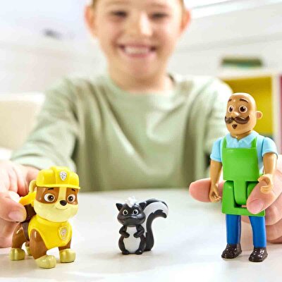 Paw Patrol 3’lü Figür Seti Rubble Ve Mr. Porter