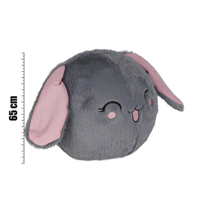 Peluş Tavşan Top Yastık 65 Cm