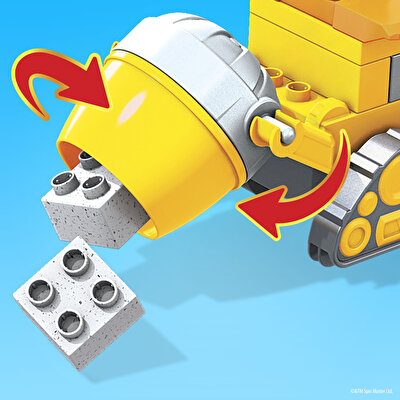 Mega Bloks Paw Patrol Rubble'ın İnşaat Kamyonu GYW91