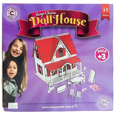 Ahşap Kırmızı Villa Ev