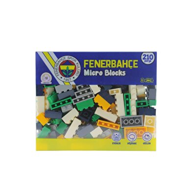 Fenerbahçe Renkli Bloklar 210 Parça Kutulu
