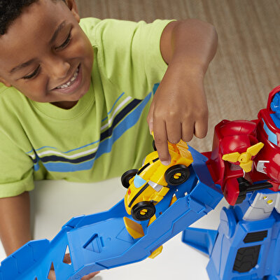 Transformers Rescue Bots Optimus Prime Jumbo Jet Yarışçısı F0849