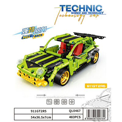 Teknik Yarış Arabası 483 Parça