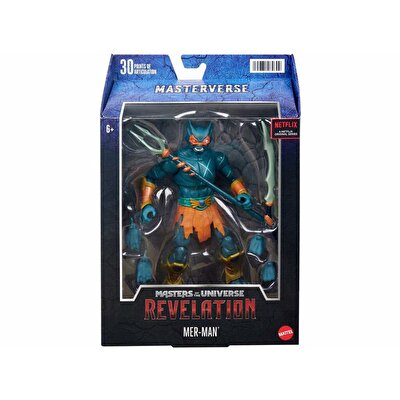 Motu Masterverse Aksiyon Figürleri Revelation Mer-Man HDR43