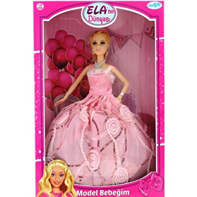 Model Bebeğim Açık Pembe Gelinlik