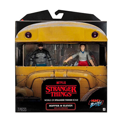 Stranger Things Hopper & Eleven İkili Aksiyon Figür Seti