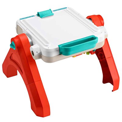 Fisher Price 4'ü 1 Arada iSesli ve Işıklı Eğlen ve Öğren Aktivite ve Çizim Masası JLM96