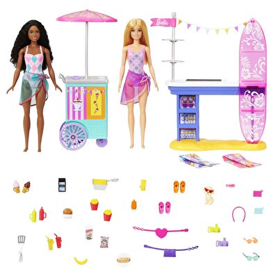Barbie Brooklyn ve Malibu Bebekleri Oyun Seti HNK99