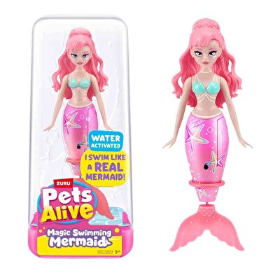 Hareketli Pets Alive Yüzen Denizkızı 9567UQ1 Somon Saçlı