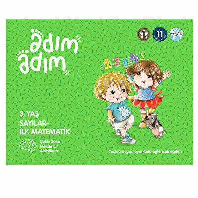 Adım Adım Eğitim Seti 3 Yaş Sayılar ve İlk Matematik
