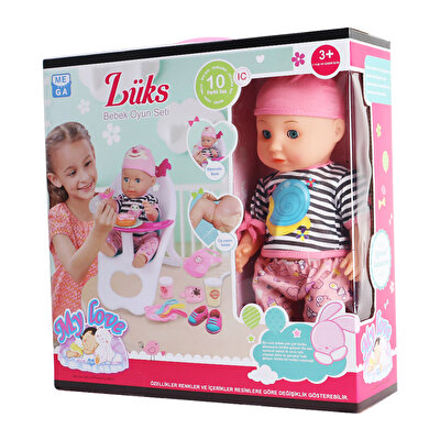 Babydoll My Love Bebek ve Masa Sandalyesi 35 Cm