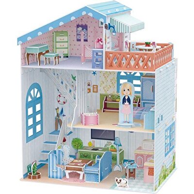 Cubic Fun 3D Puzzle 112 Parça Seaside Villa