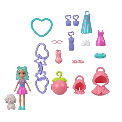 Polly Pocket Anahtarlık Süsleme Kiti Oyun Seti JKR49