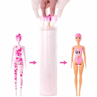 Barbie Color Reveal Renk Değiştiren Sürpriz Bebekler Denim Serisi HJX5