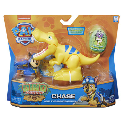 Paw Patrol Dino Yavruları Yardımcıları Figürler Chase ve T-Rex