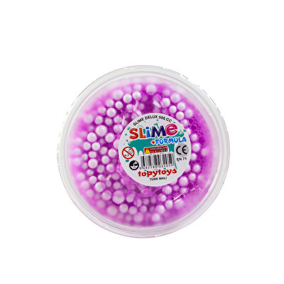 Slime Delux Büyük Köpüklü Mor 500 ml.