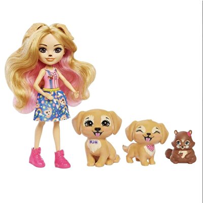 Enchantimals Aile Serileri Oyun Seti Gerika Golden Retriver Ailesi HHB85